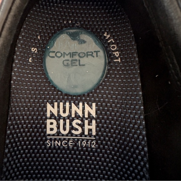 Men's Nunn Bush Carmelo Plain Toe Oxfords Black Dress Shoes 10.5 - Picture 8 of 14